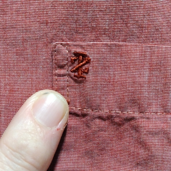 Xxl Izod Long sleeve button down shirt red - Picture 4 of 9